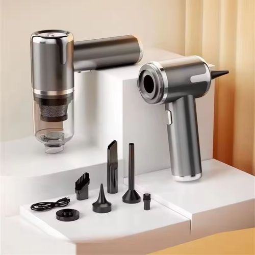 Car vacuum cleaner - powerful suction, compact design, easy to clean for car interiors