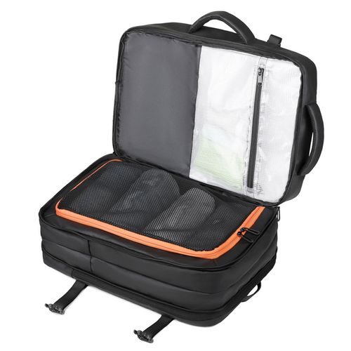 Large Capacity Expandable Men's Backpack - Multi-functional, Short Trip Use, Dry-Wet Separation