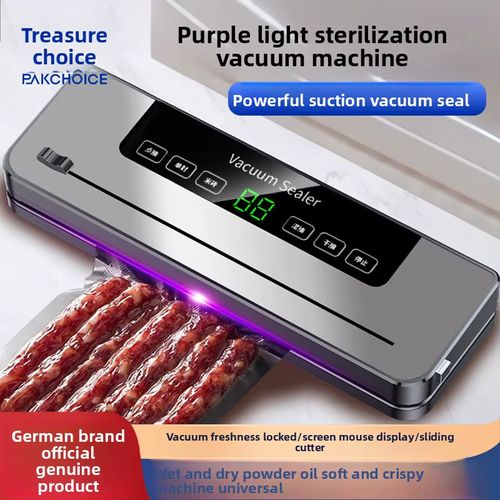 Sealer machine efficient sealing for food bags plastic packages easy to operate home kitchen use