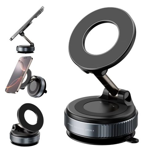 Magnetic Phone Mount Direct Attachment Strong Grip Hands-Free Convenience For Phones