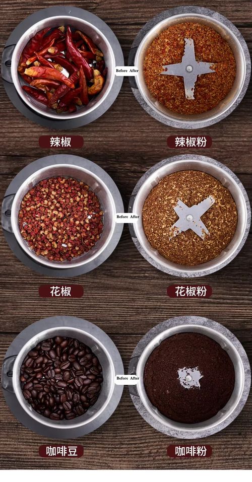 Commercial Electric Stainless Steel Grinder for Dry Nuts Soya Beans Coffee Small Cereals Household Outdoor Use USB for Hotels