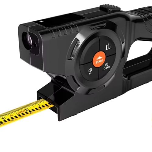 Multi-functional tape measure - length measurement, level detection, durable for home and work