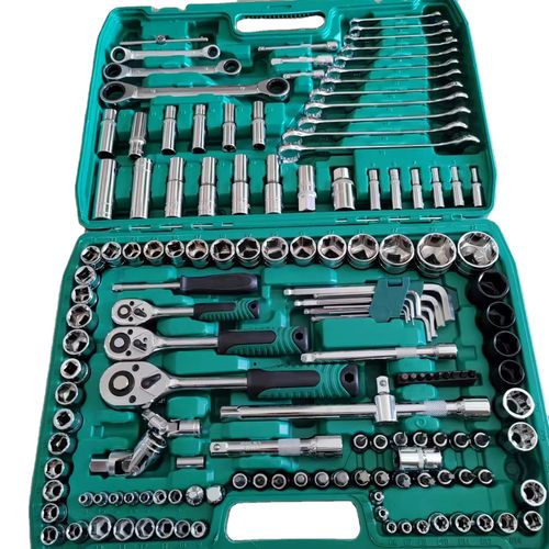 Automotive mechanical repair vehicle-mounted socket wrench toolbox combination hardware set complete set