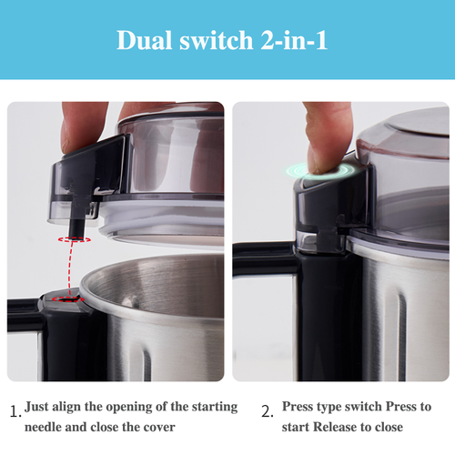 Commercial Electric Stainless Steel Grinder for Dry Nuts Soya Beans Coffee Small Cereals Household Outdoor Use USB for Hotels