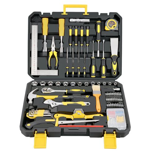 185 pieces Tool set household hardware manual tool combination auto repair set toolbox