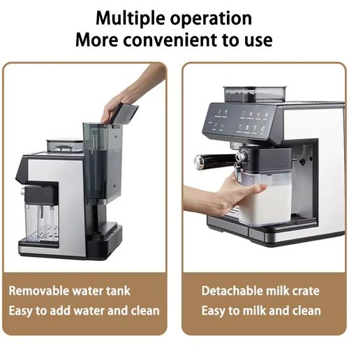 Automatic coffee machine for home office rich flavor easy to operate fast brewing various coffee types