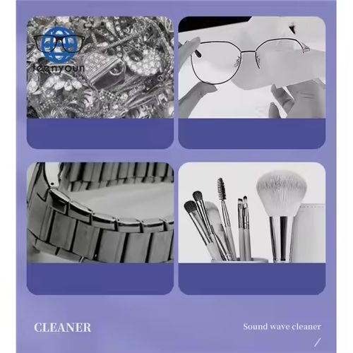 Ultrasonic glasses cleaner, cleaning machine for watches, jewelry and dentures, small-sized household portable ultrasonic cleaner