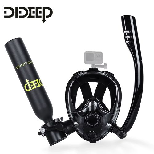 Diving tank with snorkel mask for underwater exploration easy to use safe reliable