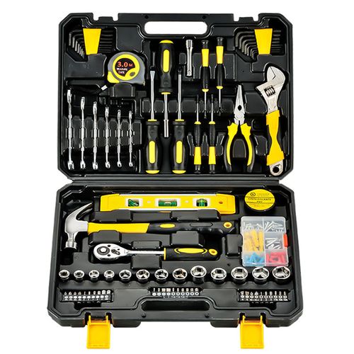 185 pieces Tool set household hardware manual tool combination auto repair set toolbox