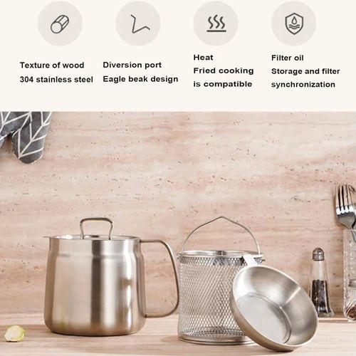 304 Stainless Steel Deep Fryer Pot: Safe, Durable & Ideal for Crispy Homemade Fries