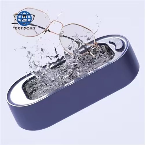 Ultrasonic glasses cleaner, cleaning machine for watches, jewelry and dentures, small-sized household portable ultrasonic cleaner