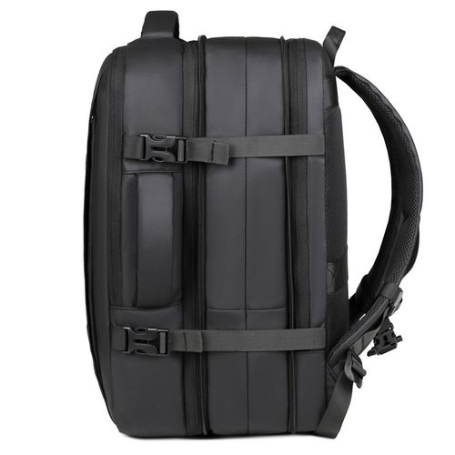 Large Capacity Expandable Men's Backpack - Multi-functional, Short Trip Use, Dry-Wet Separation