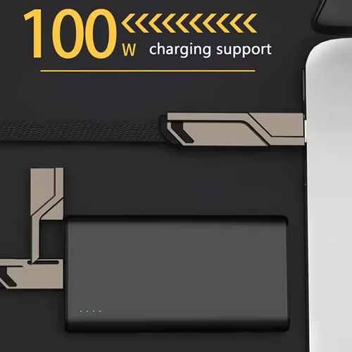 4-in-1 Data Cable Charge Sync Multi-Device Compatibility One Cable for All Needs