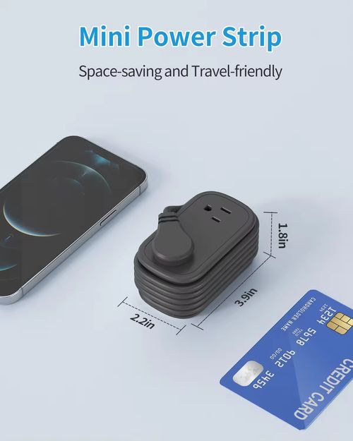 Multifunctional Power Strip: Multiple Outlets, USB Ports, Safe & Compact – Perfect for Home, Office & Travel