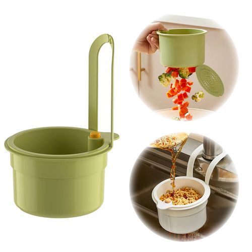 Household kitchen sink strainer basket separator for draining food scraps easy to clean