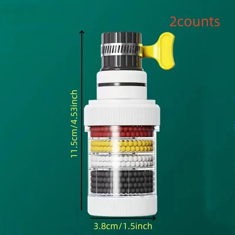 Universal faucet filter and anti-splash extension nozzle