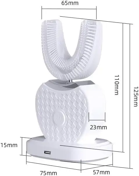 U-shaped electric toothbrush