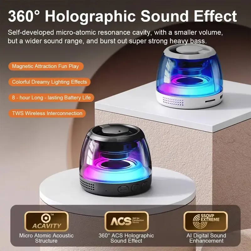 Magnetic Bluetooth speaker