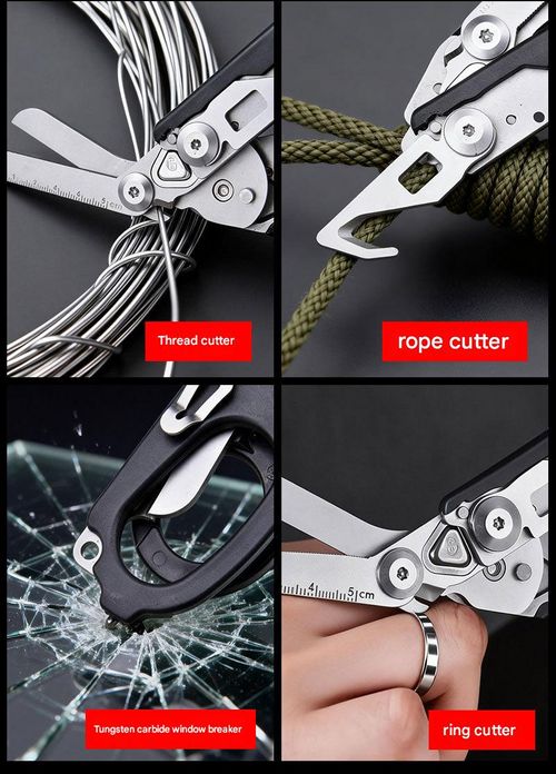 Medical scissors multi-functional tactical scissors
