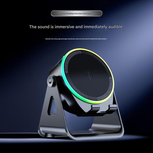 Wireless charging inductive Bluetooth speaker