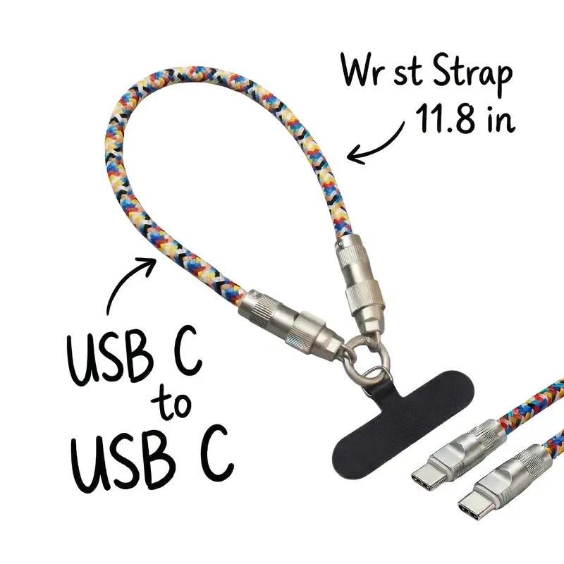 Lanyard charging cable