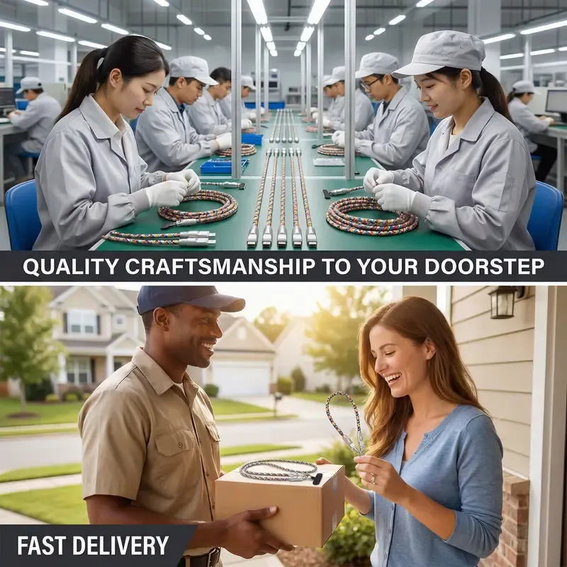 Lanyard charging cable