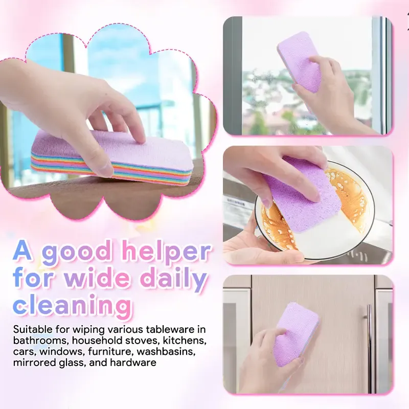 🛒Tearable rainbow lazy cleaning cloth📌