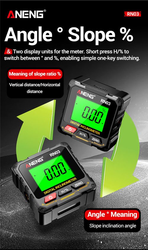 Level  slope  measurement  electronic angle ruler