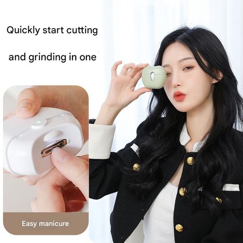 Electric nail clippers, fully automatic nail grinder, manicure and pedicure tool.