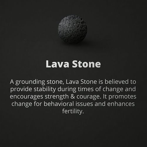 Obsidian volcanic stone bracelet