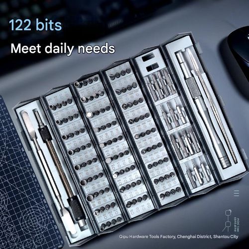 128-in-1 screwdriver set (book-style case)