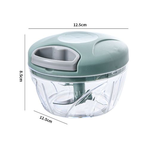 Multifunctional vegetable chopper garlic press and meat grinder  manual food processor