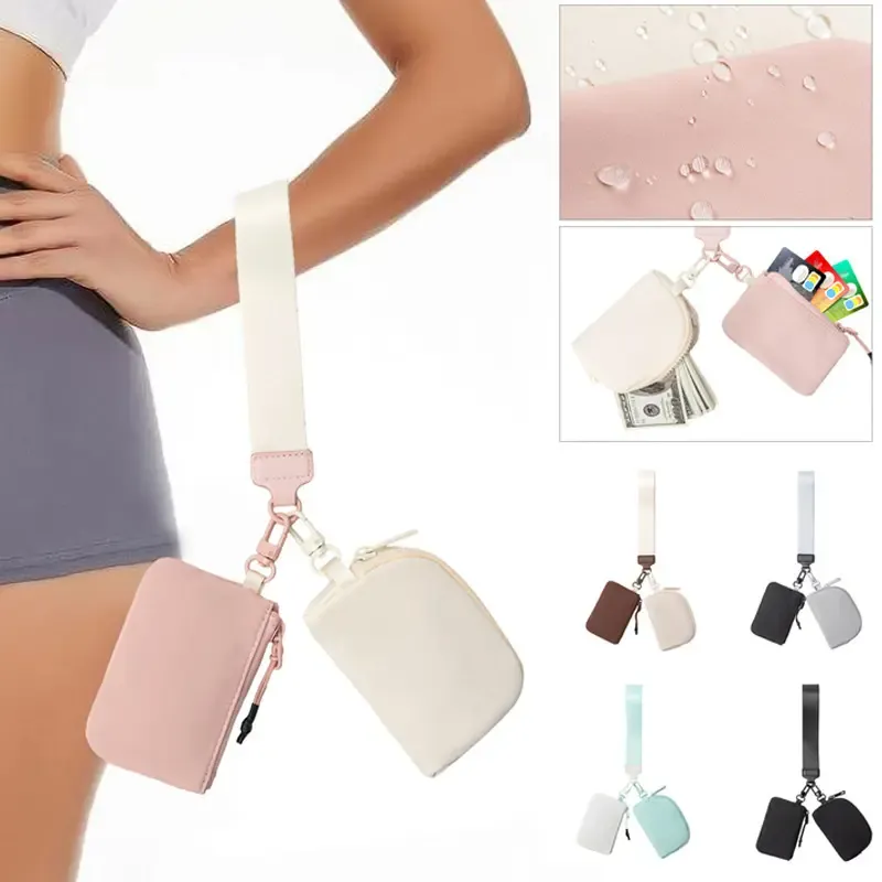 Wrist coin purse  card  holder