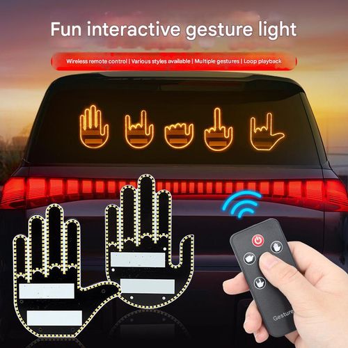 Yellow light  Car gesture lights