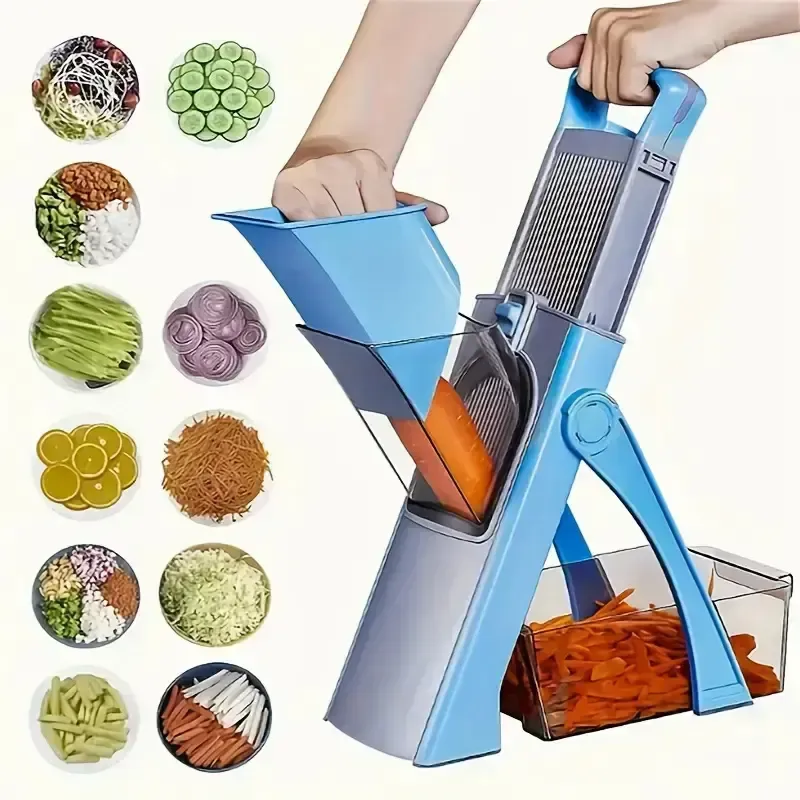 Multifunctional vegetable slicer and shredder (a handy kitchen tool for cutting vegetables)