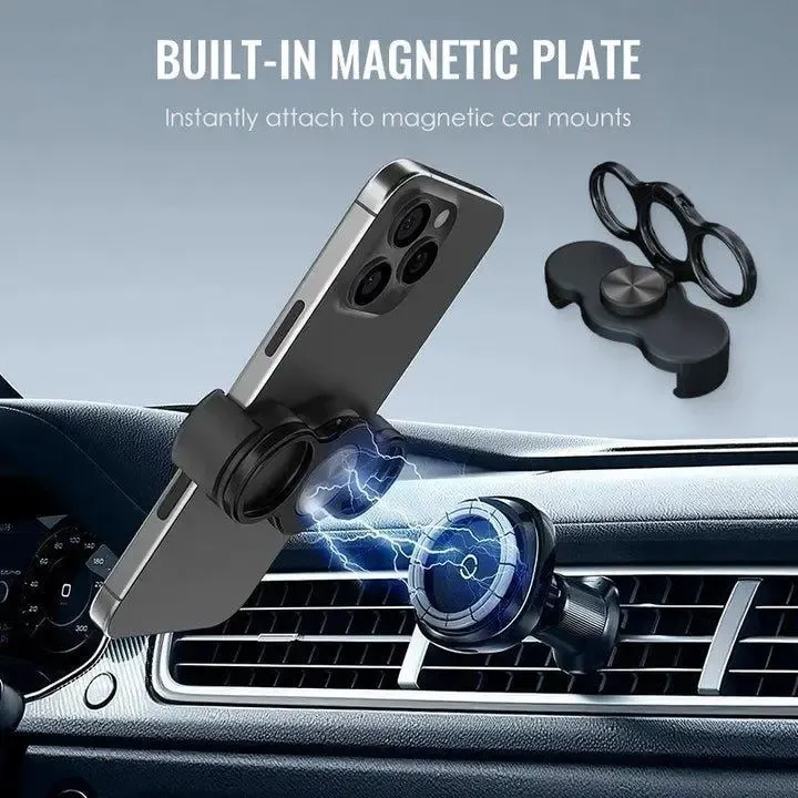 Three-finger phone holder