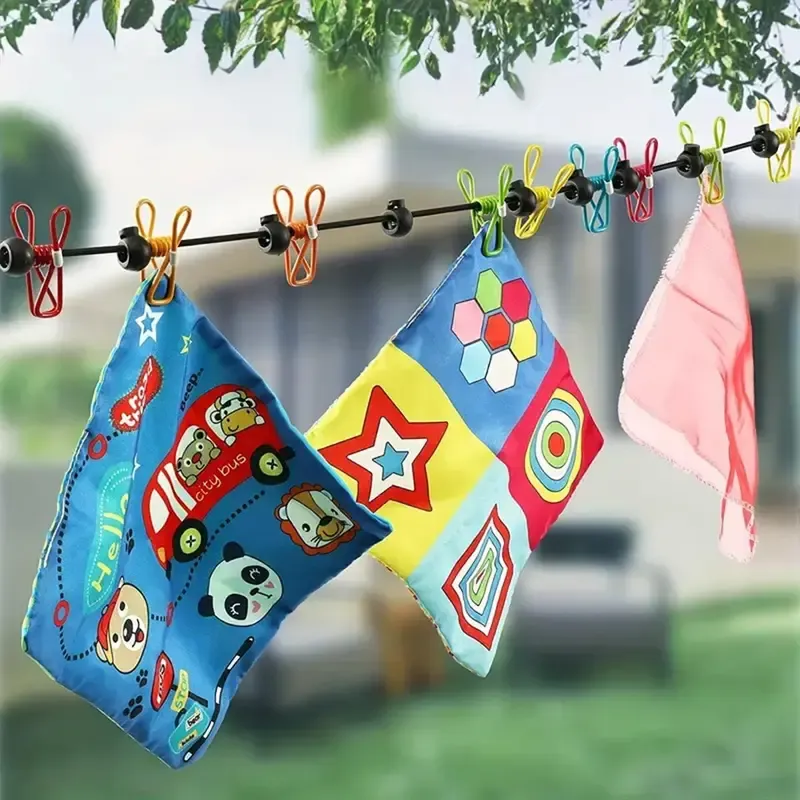 Outdoor clothesline