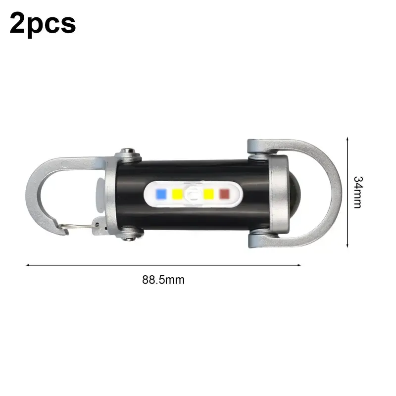 Portable Led Flashlight Usb Rechargeable Work Light Key Ring Pendant Led Flashlight