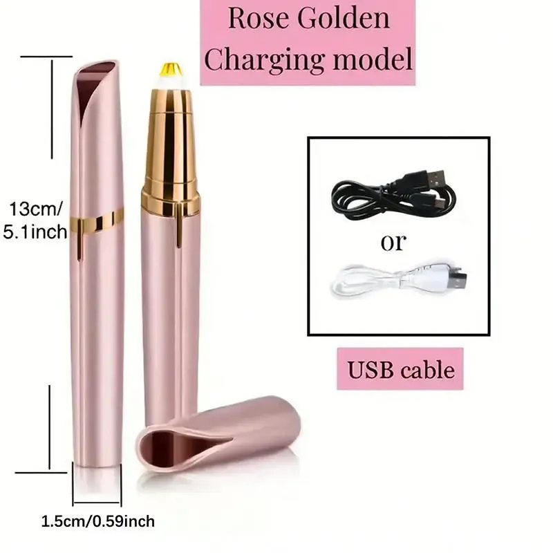 Eyebrow trimmer, hair removal device, grooming tools