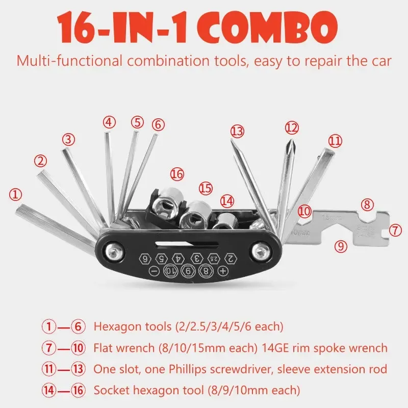 16-in-1 Repair Tool Kit
