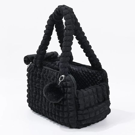 Cloud Bubble Pet Carrier Bag-Black
