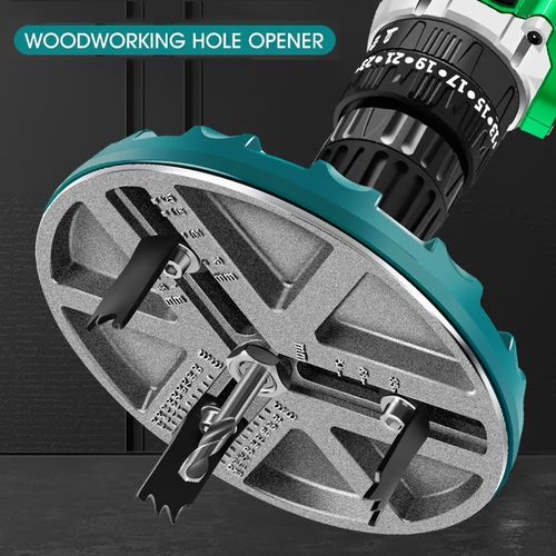 🔥HOT SALE 49% OFF🔥Adjustable Hole Saw Diameter 45mm-130mm Woodworking Cutting Tools Hole Opener 5 sales