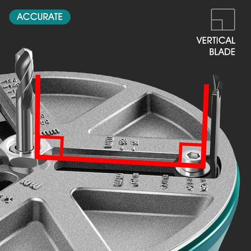 🔥HOT SALE 49% OFF🔥Adjustable Hole Saw Diameter 45mm-130mm Woodworking Cutting Tools Hole Opener 5 sales