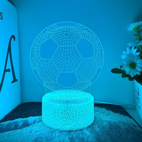 Creative 3D Football Night Light