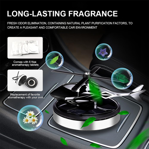 Helicopter-mounted air freshener