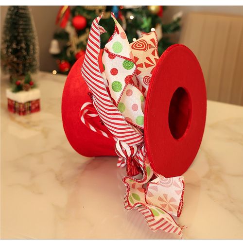 Red Christmas tree topper