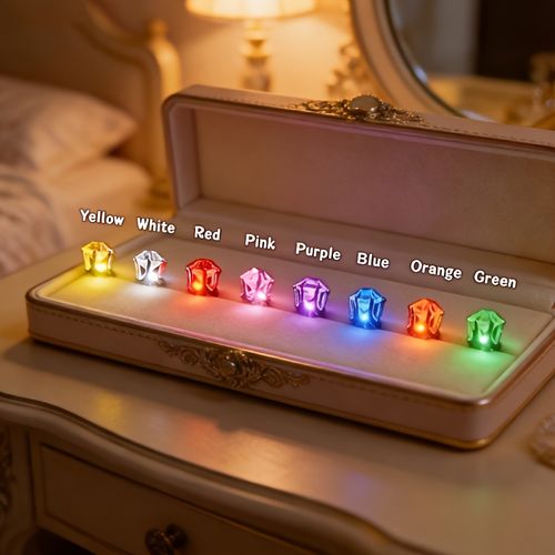 LED light-up stud earrings
