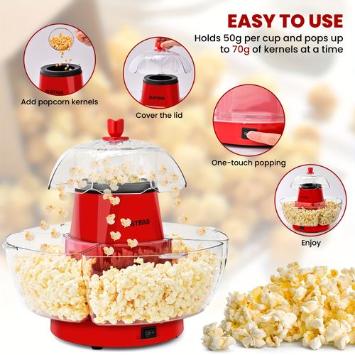 Practical Hot-Air Popcorn Maker