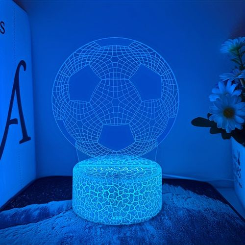 Creative 3D Football Night Light