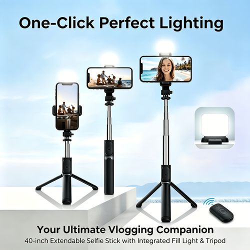 Portable selfie stick